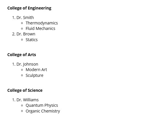 3-level list